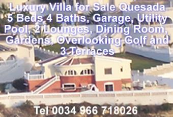 Large Villa 5 Bed 4 Bath Quesada Quesada